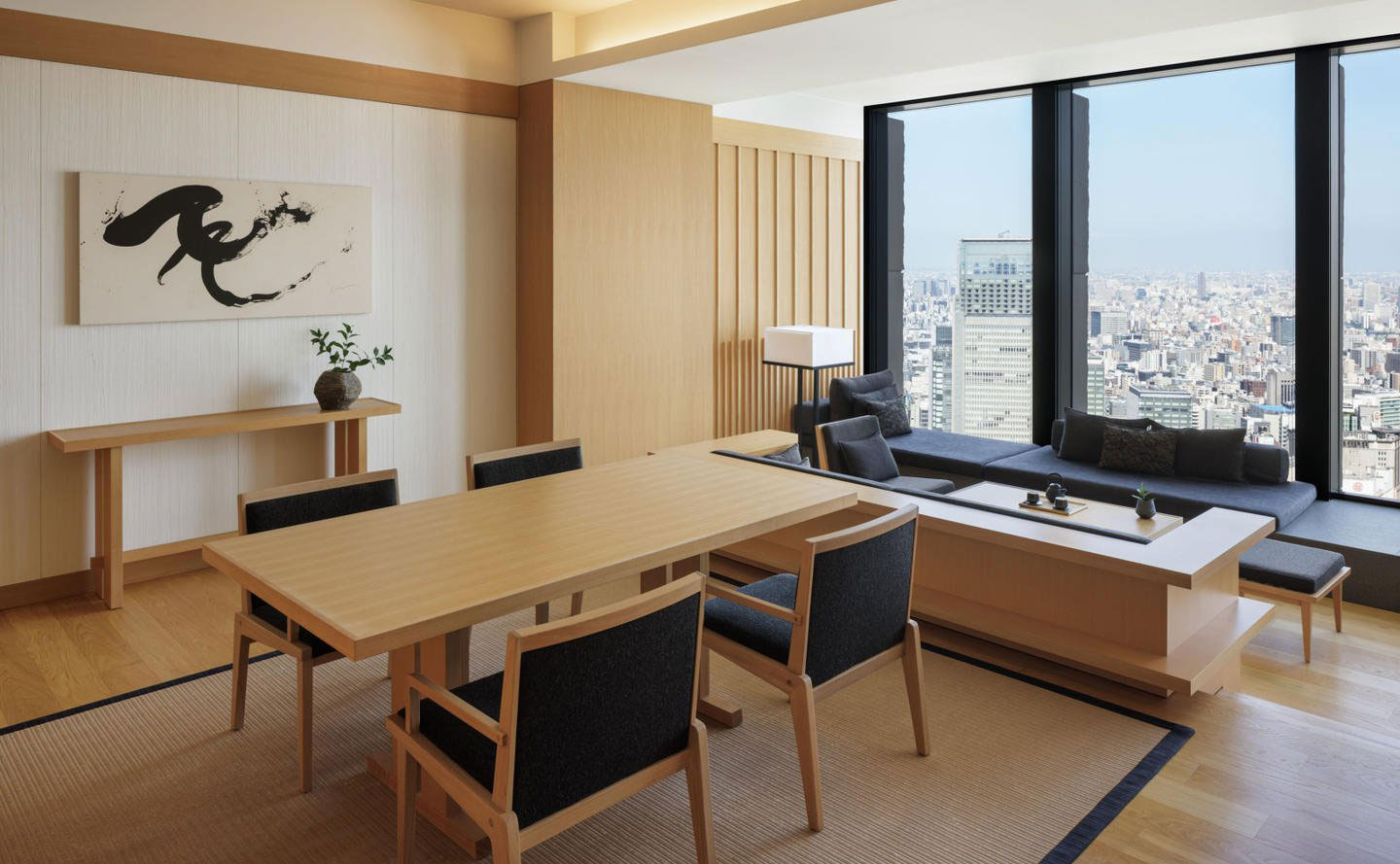 aman tokyo grand suite dining 0